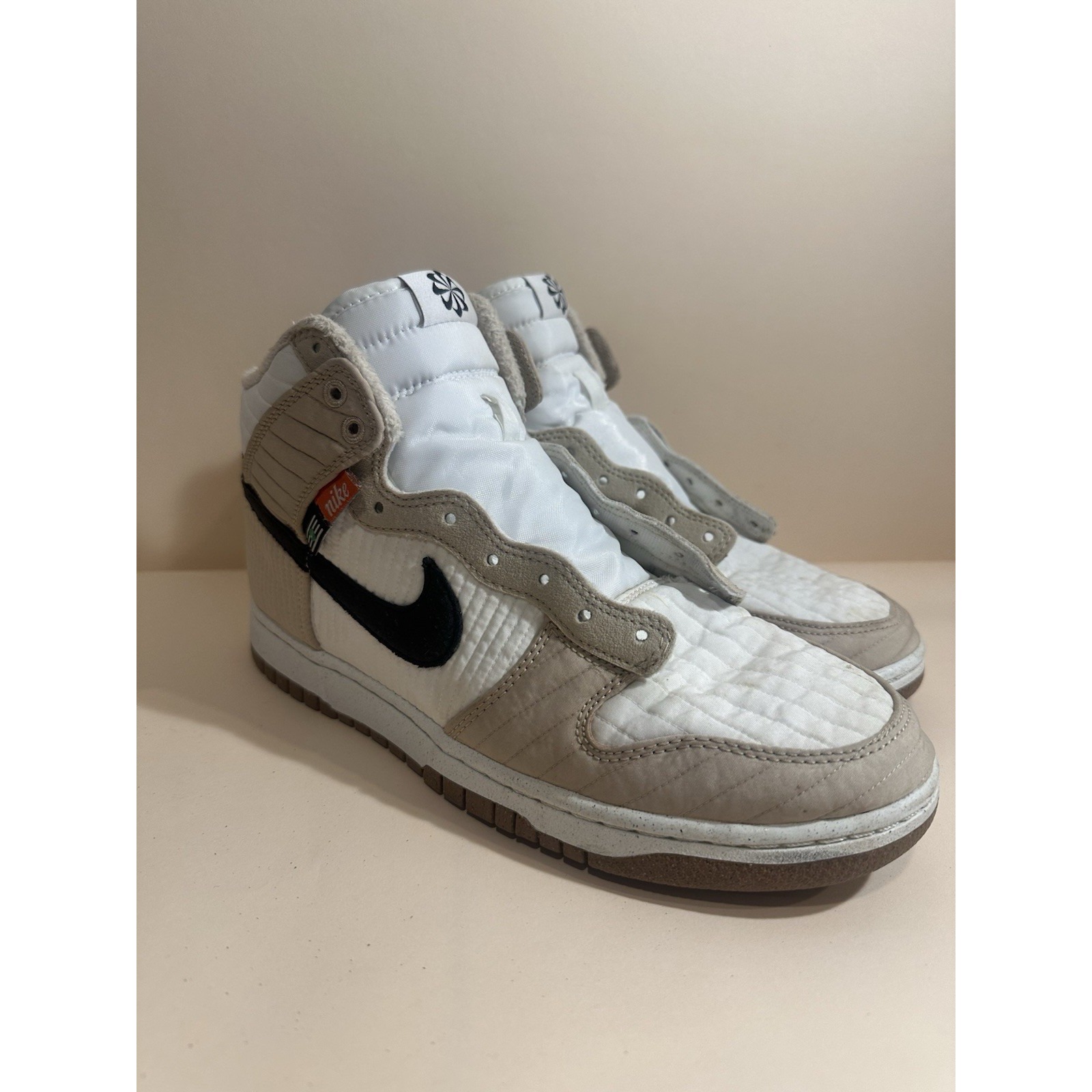 Nike Dunk High Next Nature Toasty Rattan Men's Size 10 Missing Laces